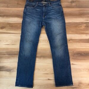 Lucky Brand 363 Straight Leg Jeans Mens 34x32 Blue Denim